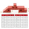 Setup Blocks Height Gauge Miucoguier 14‑Piece Aluminum Bars with Case-1