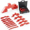 Setup Blocks Height Gauge Miucoguier 14‑Piece Aluminum Bars with Case-0