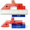 Setup Blocks Height Gauge Miucoguier 14‑Piece Aluminum Bars with Case-2